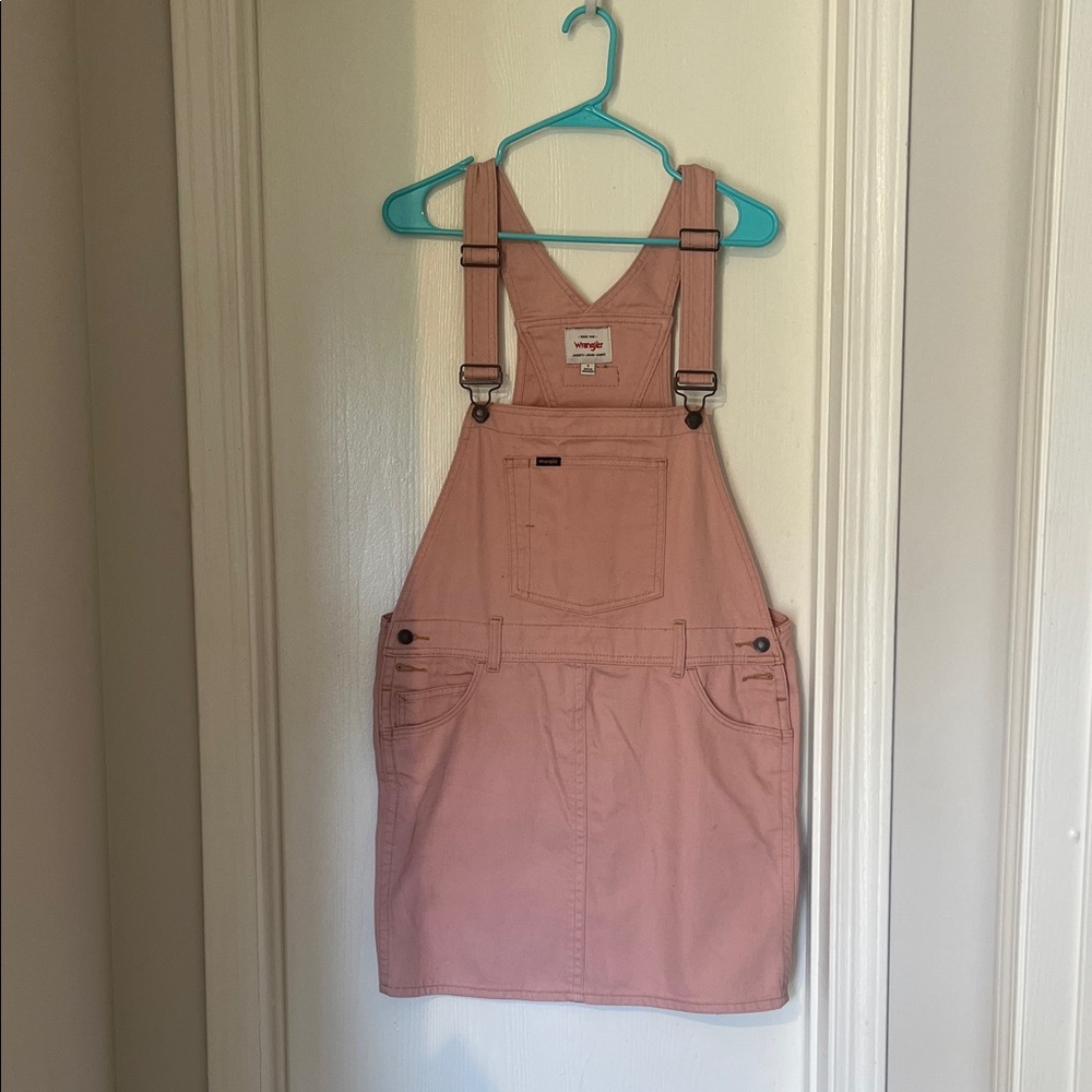 Wrangler Pink Overall Dress